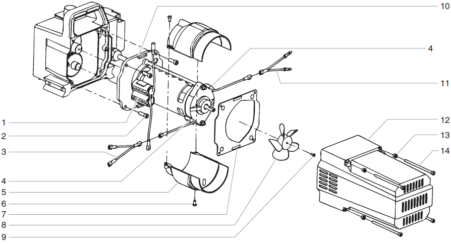 Performer 640i Motor Assembly